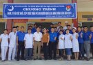 Hội Liên hiệp Thanh niên huyện phối hợp với Chi đoàn Bệnh viện Đa khoa huyện khám cấp thuốc miễn phí cho 150 đối tượng chính sách, người nghèo trên địa bàn xã Hà Tiến