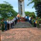 Lễ dâng hoa, dâng hương, thắp nến tri ân tại đài tưởng niệm liệt sĩ nhân kỷ niệm 77 năm ngày thương binh liệt sĩ năm 2024