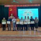 UBND xã Hà Tiến tổ chức hội nghị khen thưởng tổ chức, cá nhân có thành tích xuất sắc trong công tác ứng phó với cơn bão số 3 năm 2024